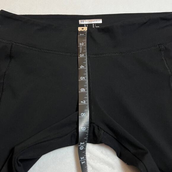 Forever 21 Mid Rise Pull On Skinny Leggings Size Large Minimalist Casual Lounge - Picture 9 of 10